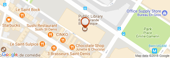 horaires Bibliothèque Montreal