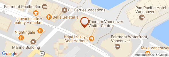 horaires Agence de voyages Vancouver