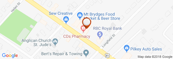 horaires Pharmacie Mount Brydges