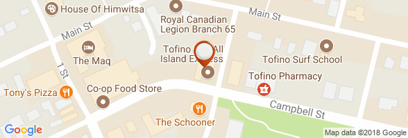 horaires Location vehicule Tofino