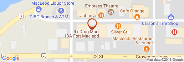 horaires Pharmacie Fort Macleod