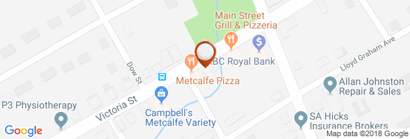 horaires Pizzeria Metcalfe